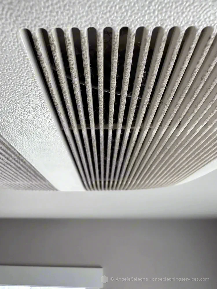 Air vent cleaned